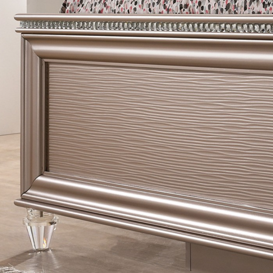 Allie Bedroom Set Rose Gold - Image 4