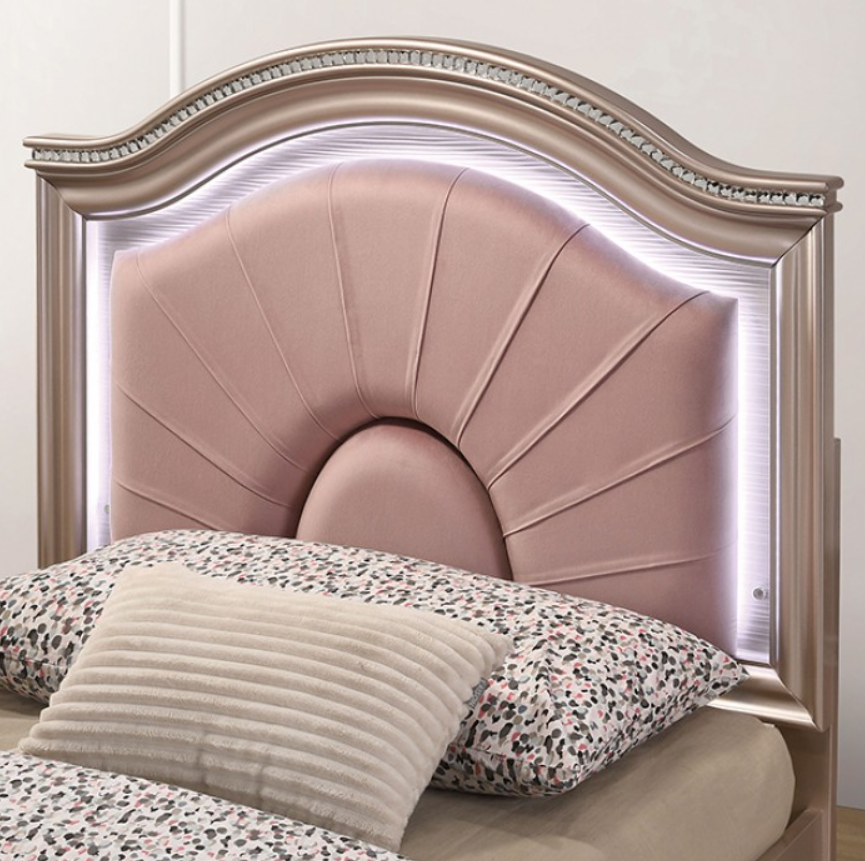 Allie Bedroom Set Rose Gold - Image 5