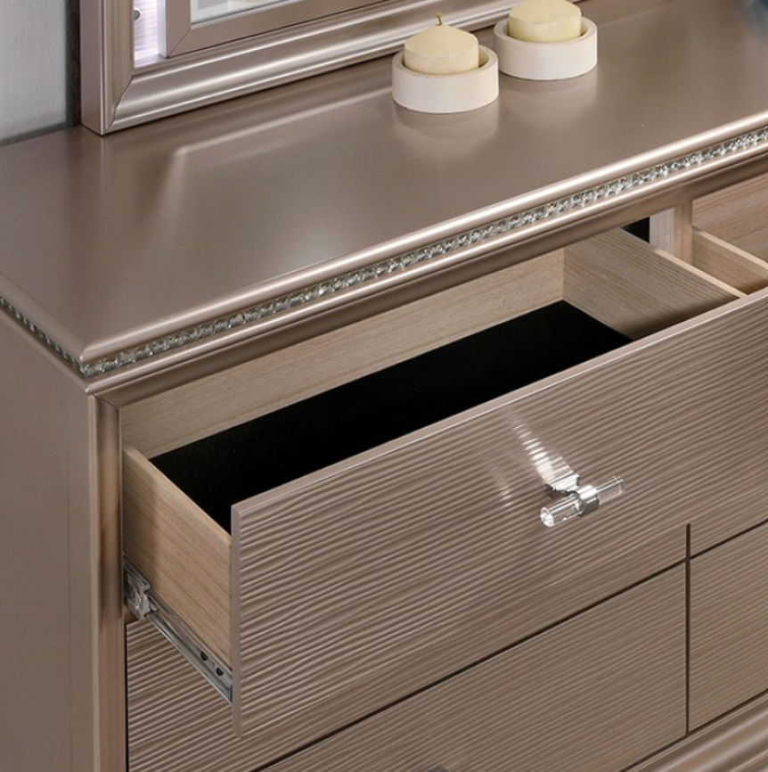 Allie Bedroom Set Rose Gold - Image 7
