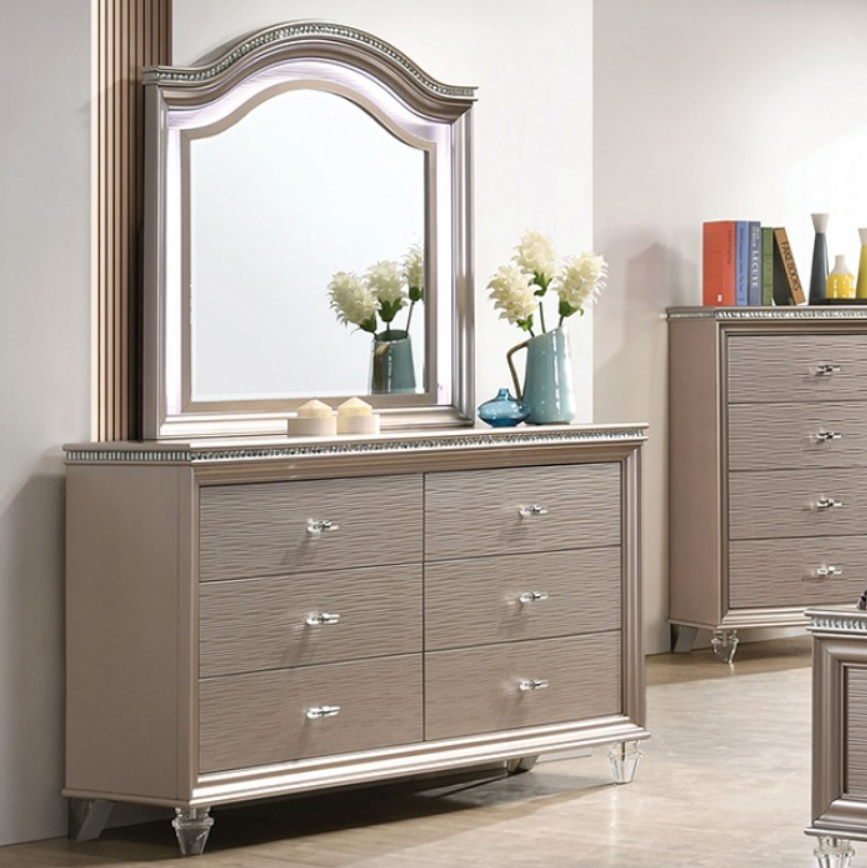 Allie Bedroom Set Rose Gold - Image 8