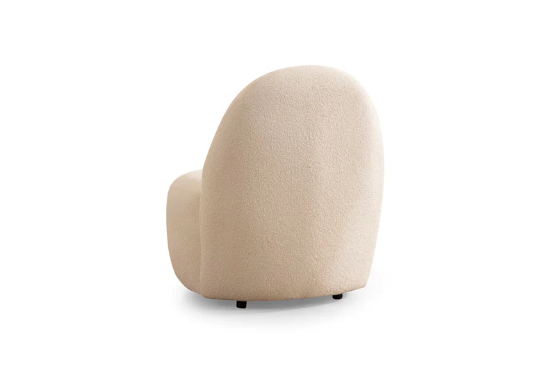 Cloe Ivory Boucle Accent Chair - Image 5