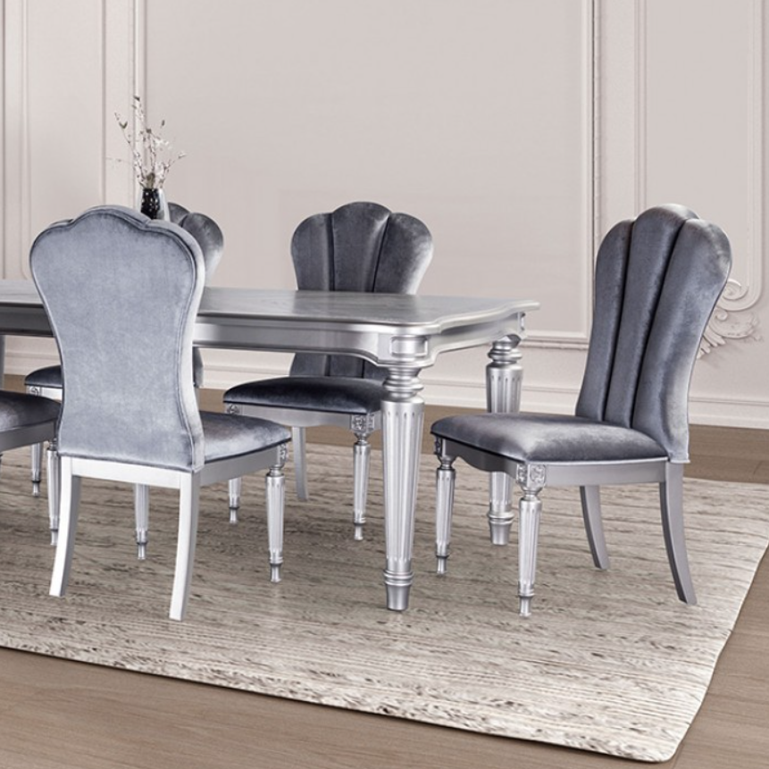 Melodi Parc Dining Table Set Gray - Image 2