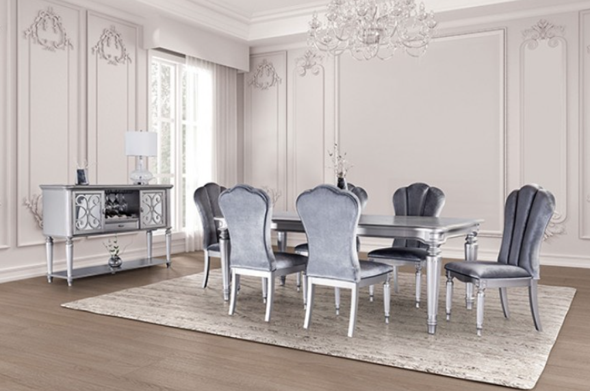 Melodi Parc Dining Table Set Gray - Image 9