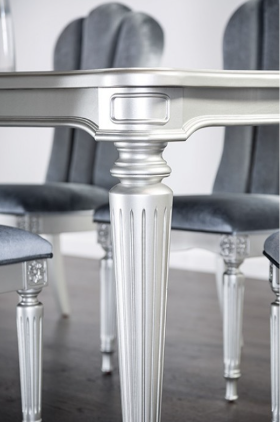 Melodi Parc Dining Table Set Gray - Image 5