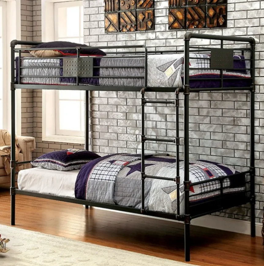 Olga-Twin-Twin-Antique-black-Bunkbed-Metal-Trippler-by-Furniture-Of-America-Foa-Group