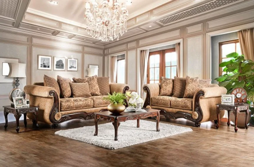 Nicanor-sm6407-Traditional-Dark-Cherry-Livingroom-Set-By-Foa-Group-Furniture-Of-America-2