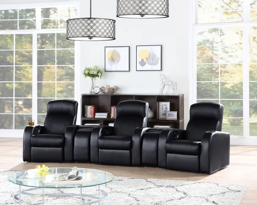 Cyrus-5-piece-Upholstered-Home-Theater-Seating
