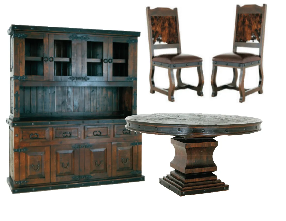 Gran-Hacienda-Round-Dining-Table-Set