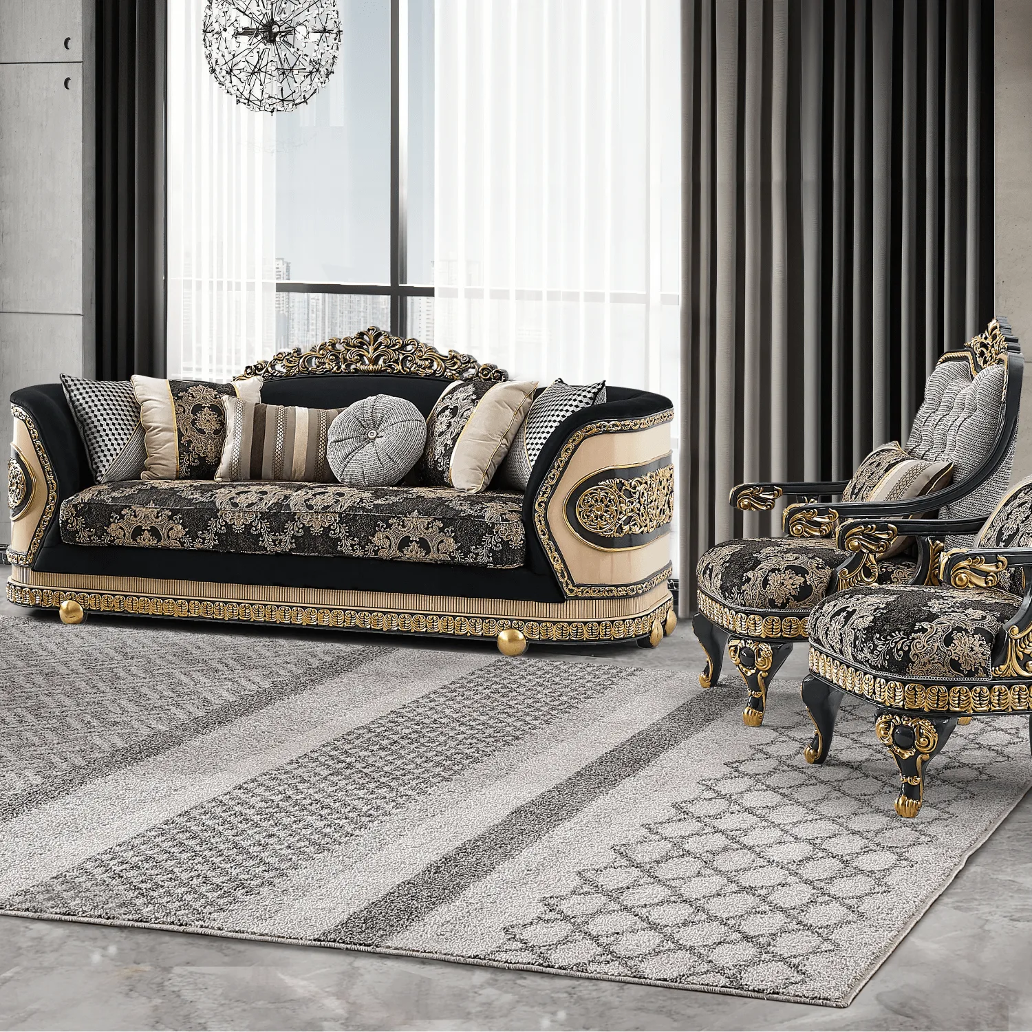 HD-9012 Hancock Sofa | Fine Home Furniture