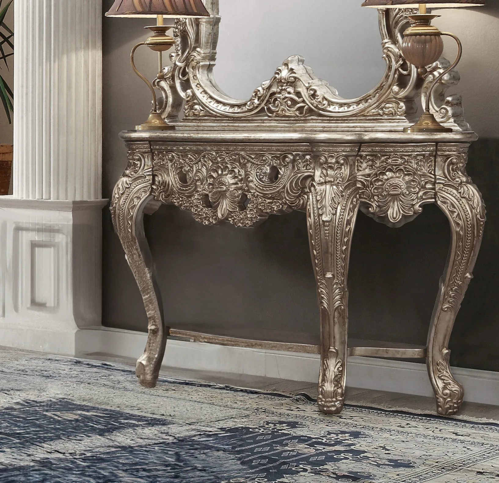 Laurel Champagne Coffee Table HD-998CH - Image 4