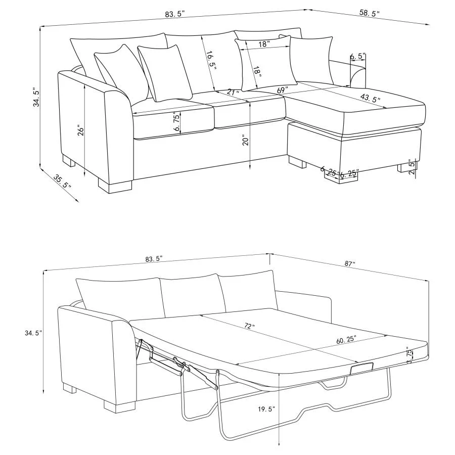 Storey-Upholstered-Sleeper-Sectional-Chaise-Sofa-Dark-Grey-19