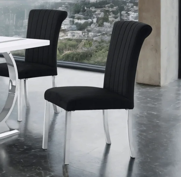 Holstebro-60-Silver-White-And-Black-Dining-Set-3-600x586