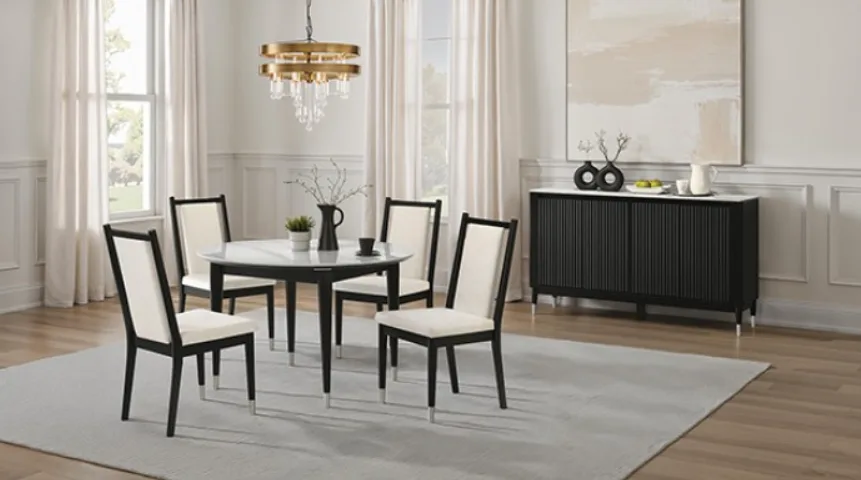 Maidstone-Round-Black-And-White-Dining-Set-2