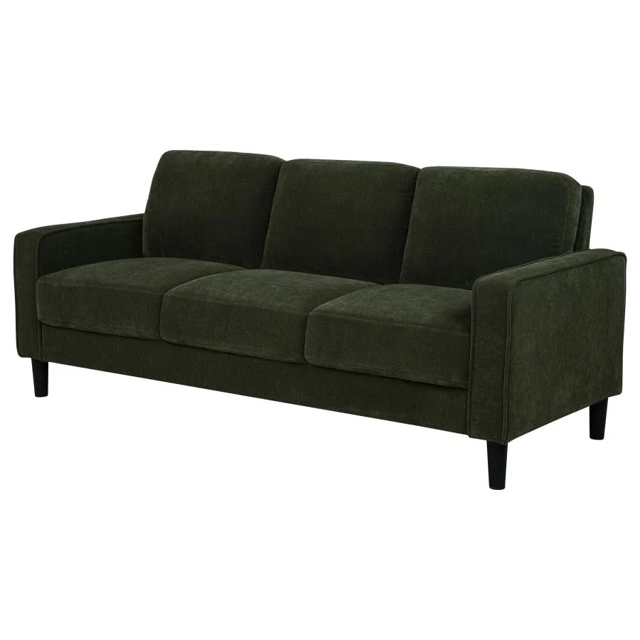 Ruth-3-piece-Fabric-Upholstered-Track-Arm-Sofa-Matcha-Green-4