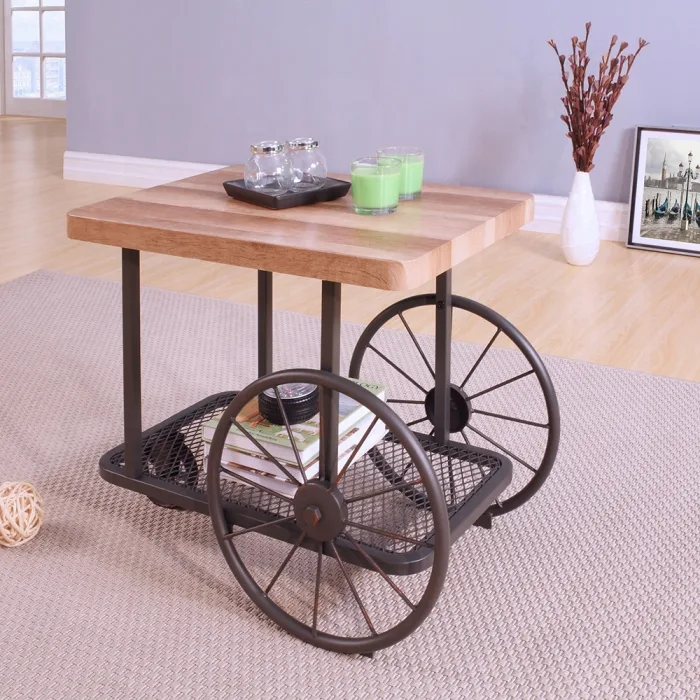 Francie 4 Pc Coffee Table Set White - Image 14