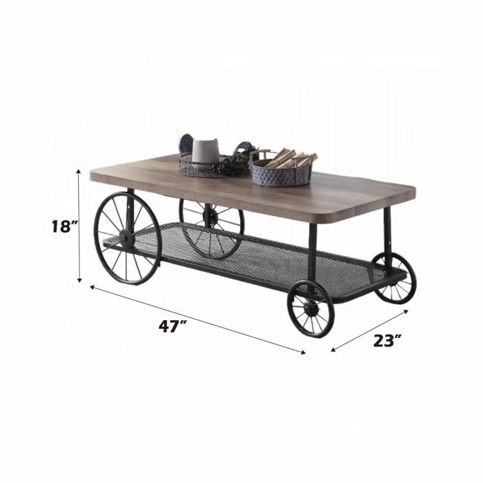 Francie 4 Pc Coffee Table Set White - Image 3