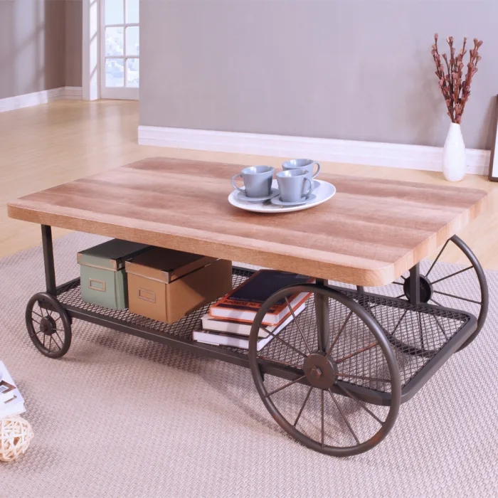 Francie 4 Pc Coffee Table Set White - Image 10