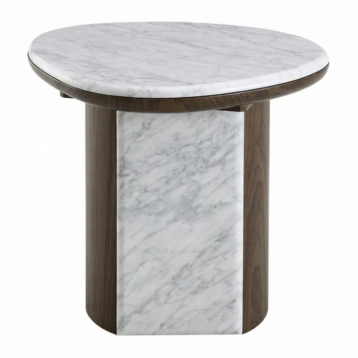 Haidar 3 Pc Coffee Table Set w/ Natural Marble - Image 10
