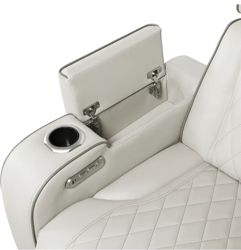 Fairway 3pcs Power Reclining Sectional With Console - Image 4