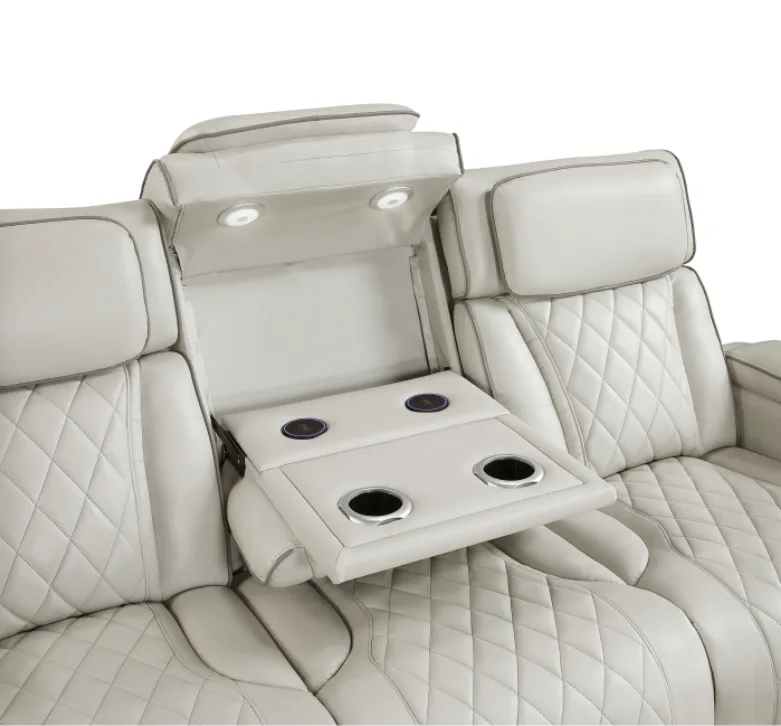 Fairway 3pcs Power Reclining Sectional With Console - Image 5