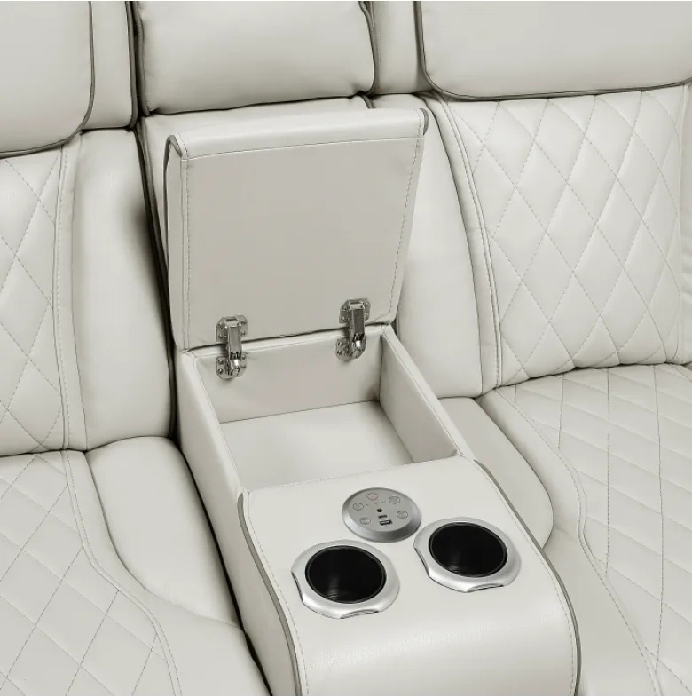 Fairway 3pcs Power Reclining Sectional With Console - Image 6