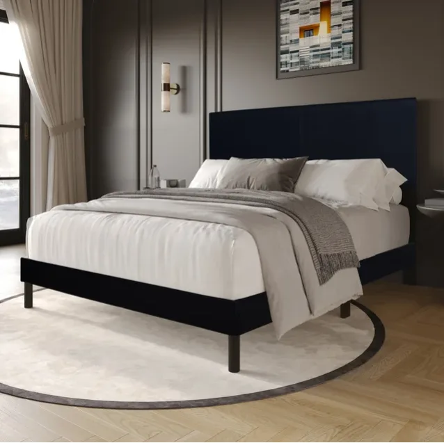 Black Twin Platform Bed