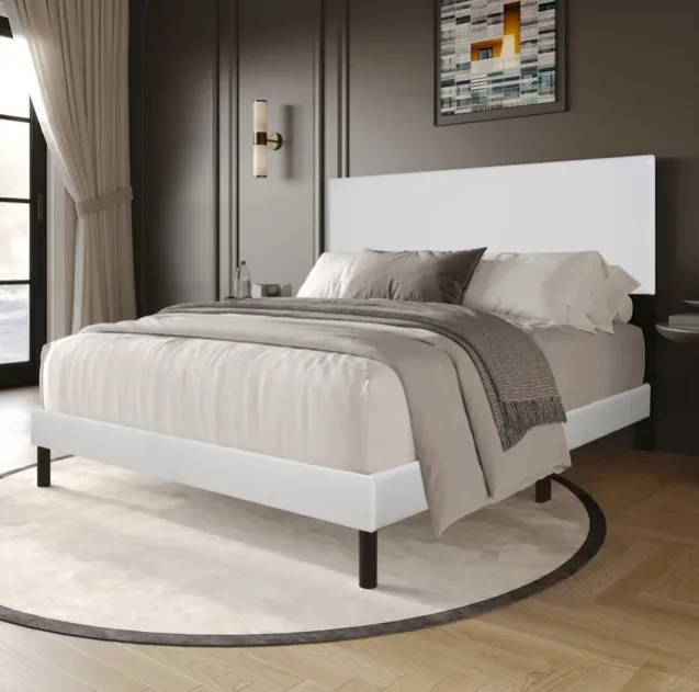 White Twin Platform Bed