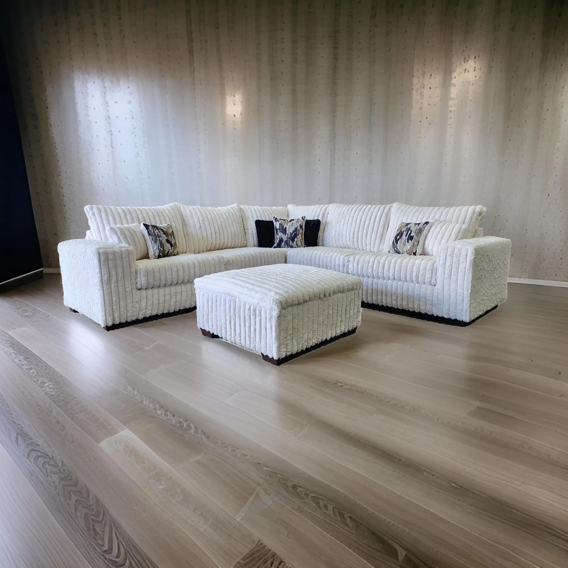 Noah Sectional Sofa Ivory