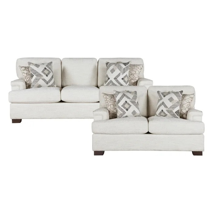 Orson Cream Sofa And Loveseat