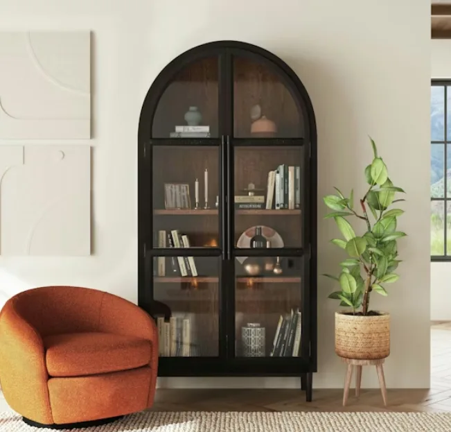 Santiago Espresso Bookcase
