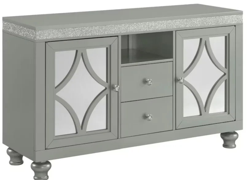 Avril Silver TV Stand