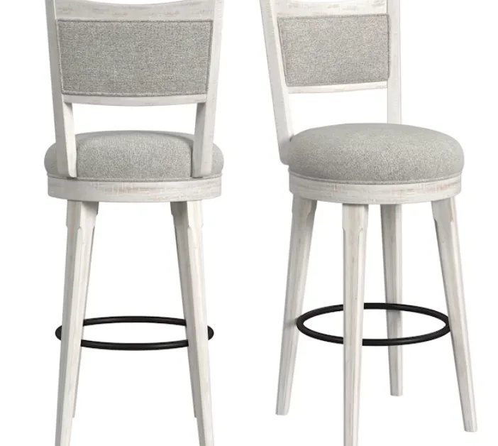Rogen Rustic White Dining Room Bar Set - Image 2