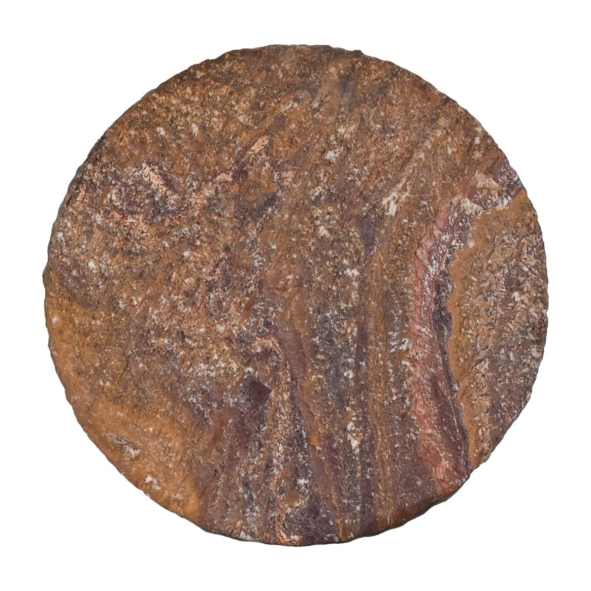 Iron Base Stone Top Side Table - Image 4