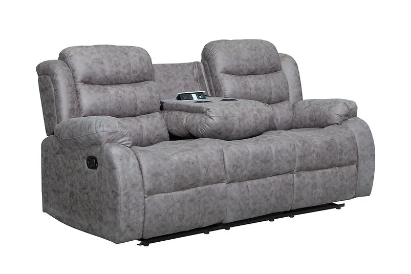 Gray Power Reclining Sofa And Loveseat