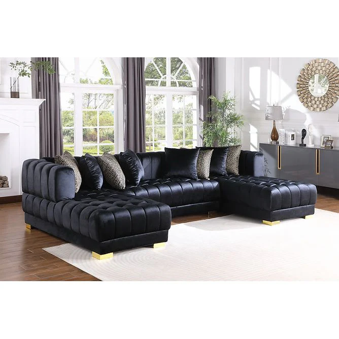 S8155 Black Dasha Sectional