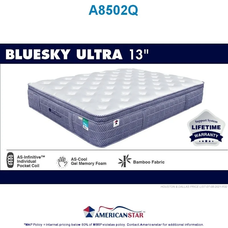 Bluesky Ultra 13" - Single Zone Pocket Coil - Tight Top Medium