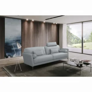 Tussio Grey Sofa W/5 Pillows