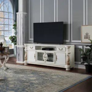 Vendome II Antique Pearl TV Stand