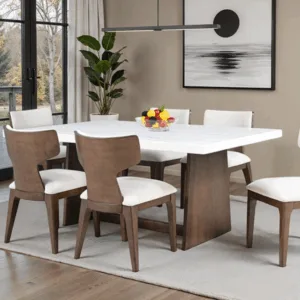 Caerwys Brown 5 Pc Dining Table Set